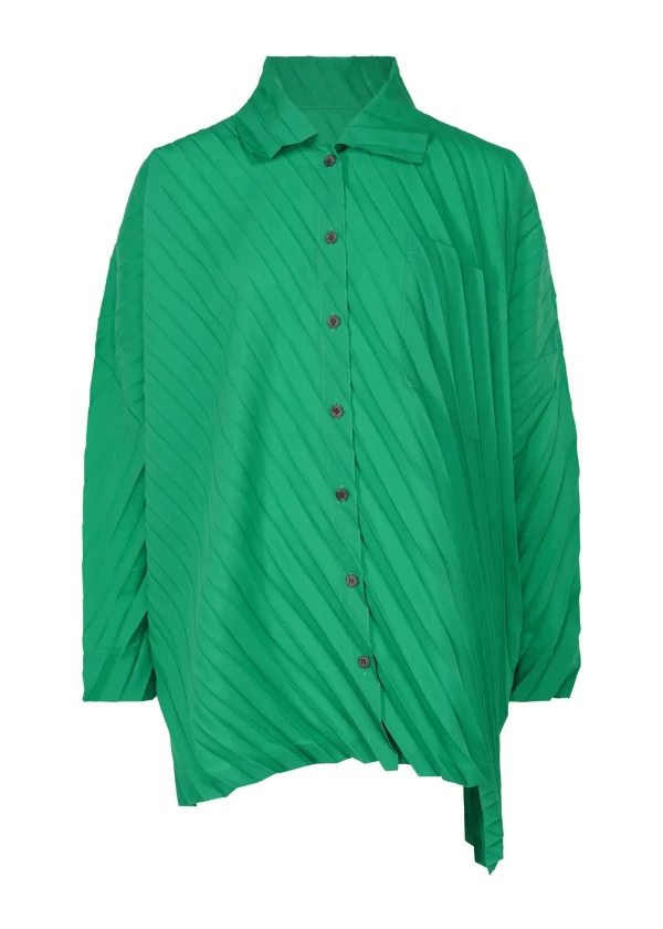 ANGLE PLEATS SHIRT