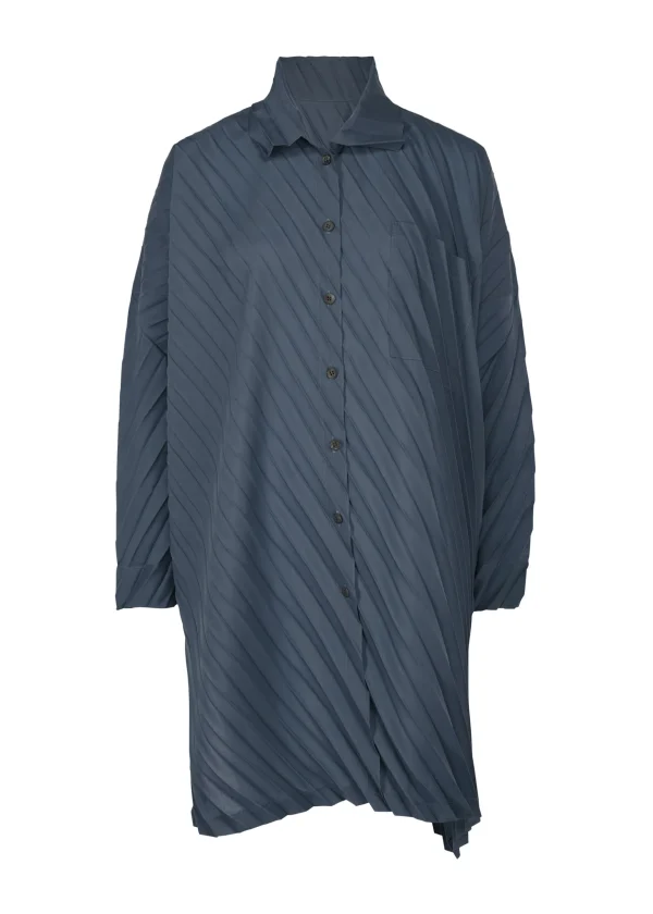 ANGLE PLEATS SHIRT