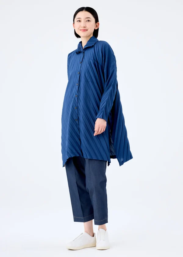ANGLE PLEATS SHIRT