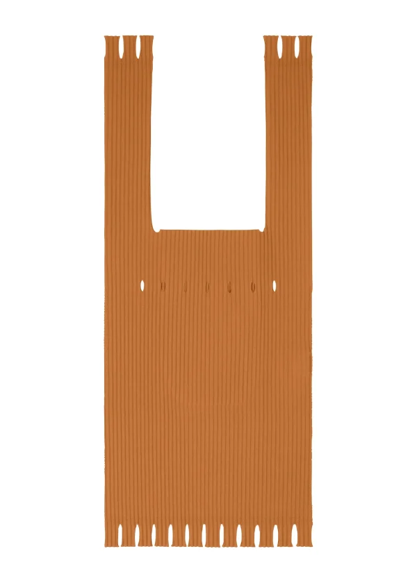 FRINGE FINE KNIT PLEATS BAG