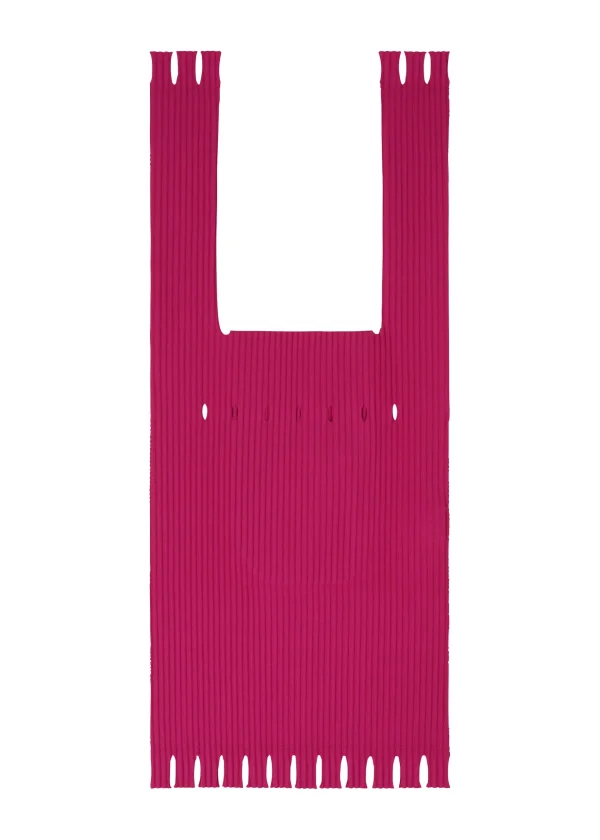 FRINGE FINE KNIT PLEATS BAG