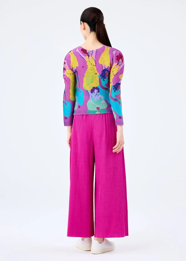 MIX FINE KNIT PLEATS BOTTOM