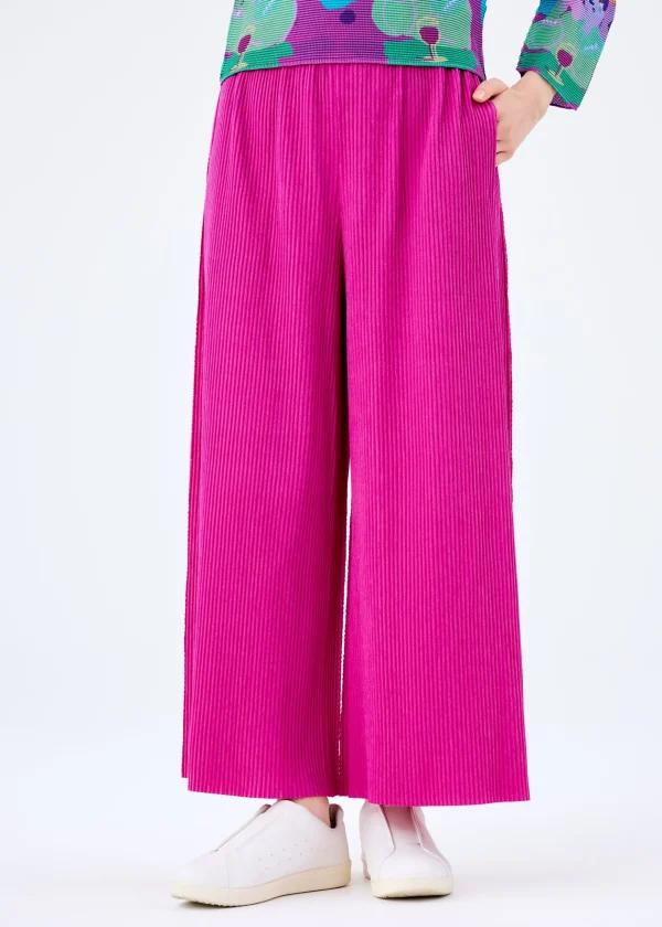 MIX FINE KNIT PLEATS BOTTOM